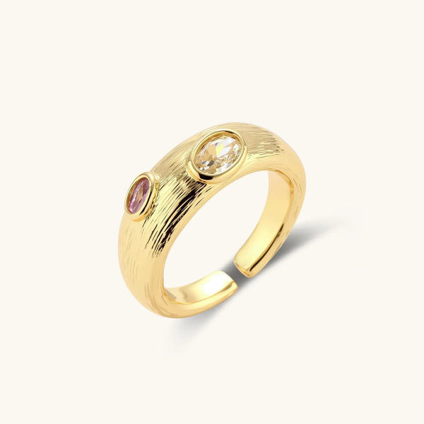 Dual Gem Statement Ring