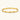 Gold-toned wavy bangle with bamboo-style segments and CZ crystal clusters on cream background. 18K plated stainless steel.