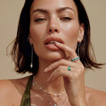 Emerald Wave Ring