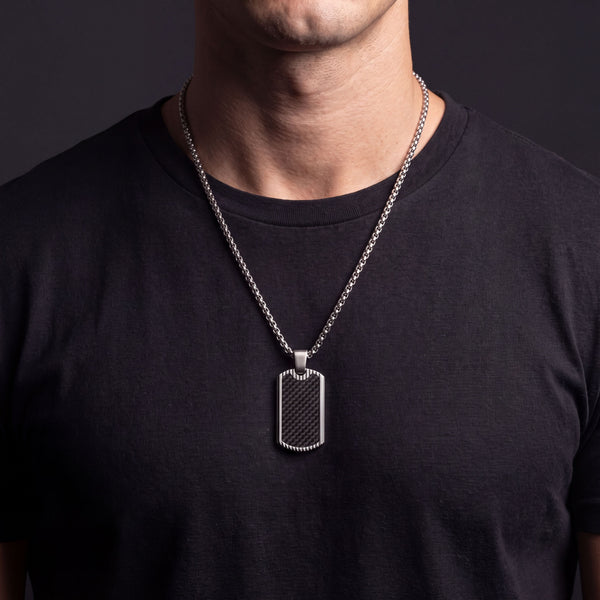 Carbon Fiber Dog Tag
