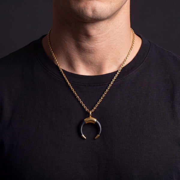 Crescent Horn Pendant
