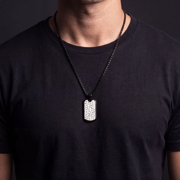 Textured Dog Tag