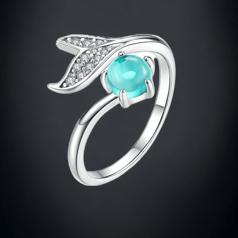 Blue Magic Silver Ring