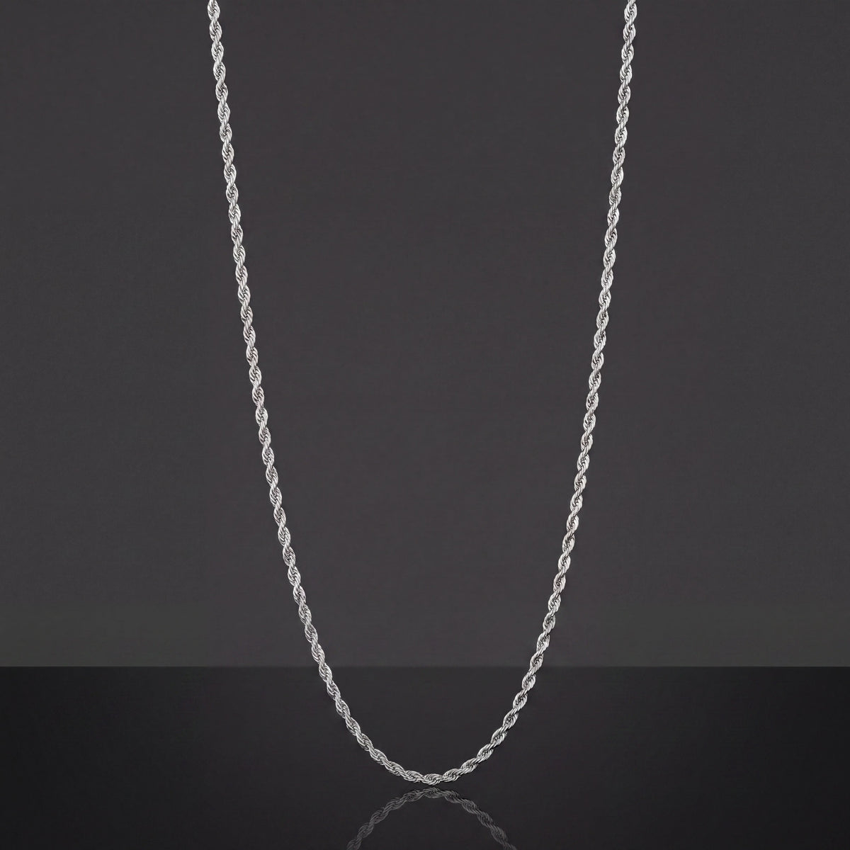 Rope Chain (Silver) 2mm