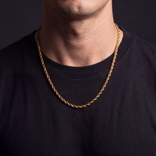 Rope Chain (Gold) 3mm
