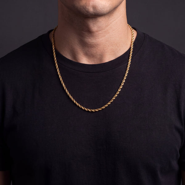 Rope Chain (Gold) 4mm