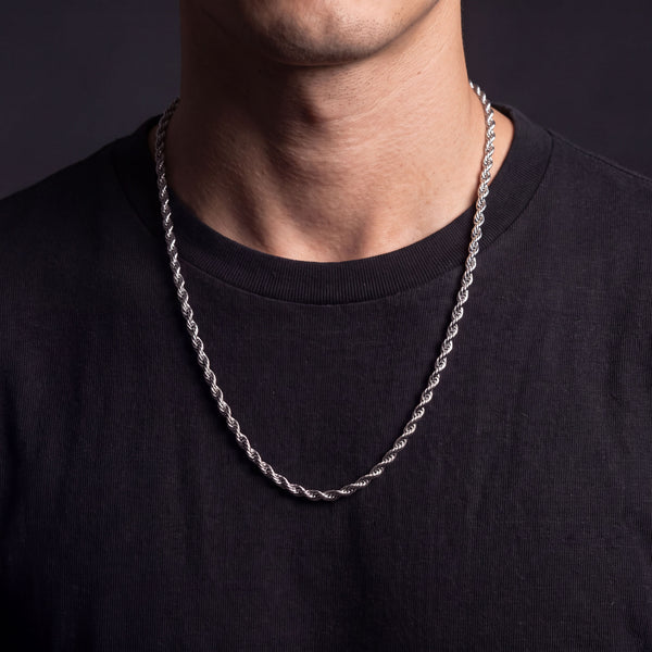 Rope Chain (Silver) 4mm