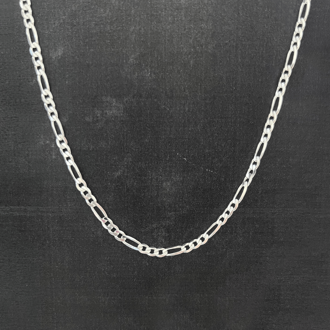 AUGUSTUS - STERLING SILBER DIAMANTSCHLIFF SEILKETTE 7MM
