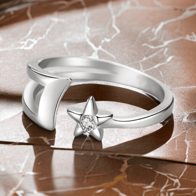 Astarte's Starlight Silver Ring