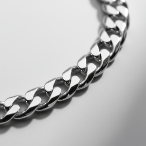 VORION Sterling Silver Light Cuban Necklace - 2mm