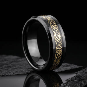 Celtic Dream - Black & Gold ring hero alt