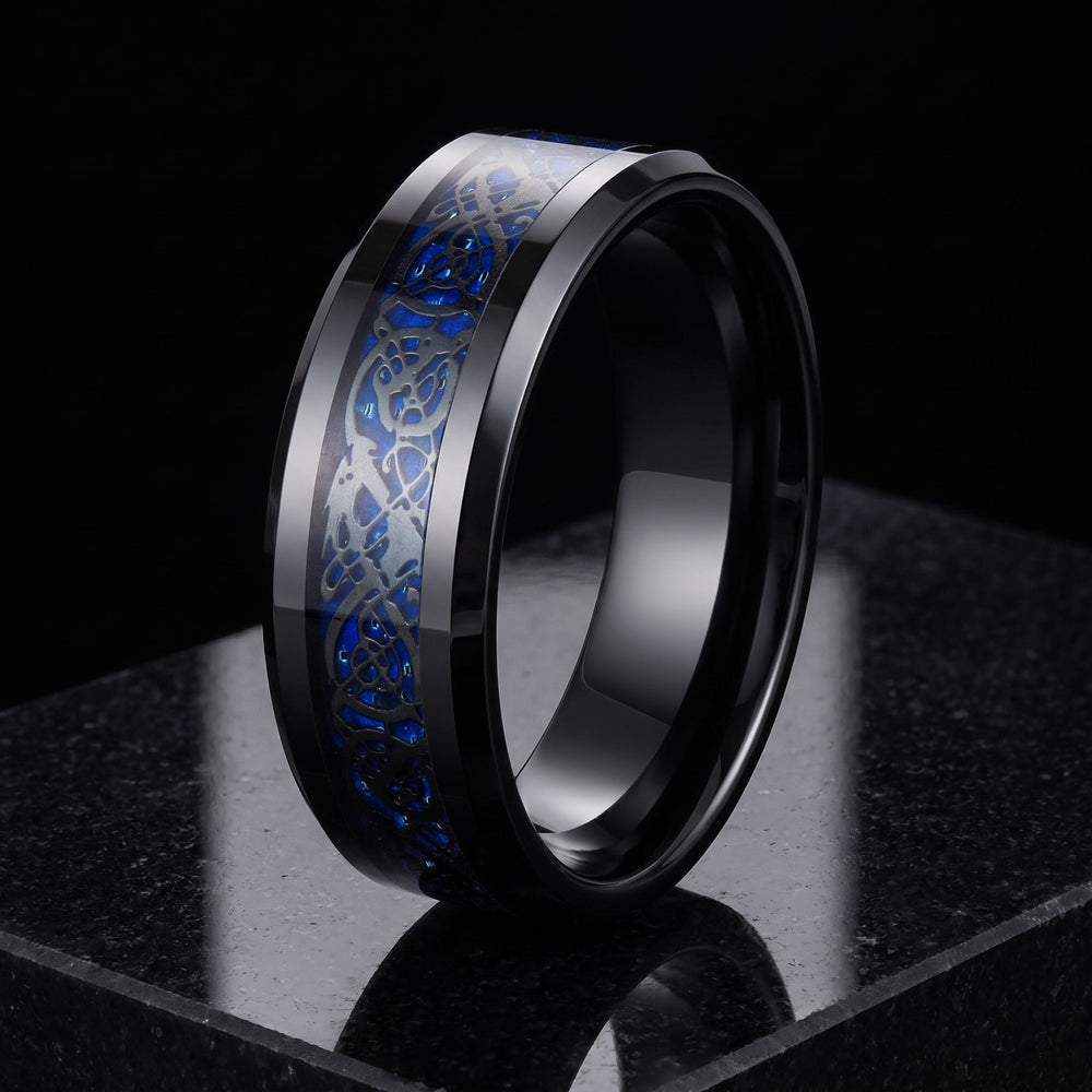 Celtic Dream - Black & Midnight ring hero alt