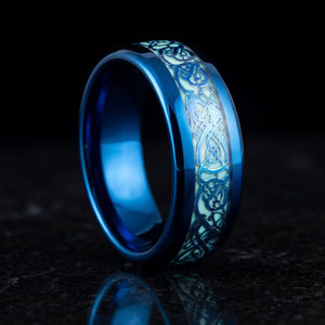 Celtic Dream - Blue Glow ring hero alt