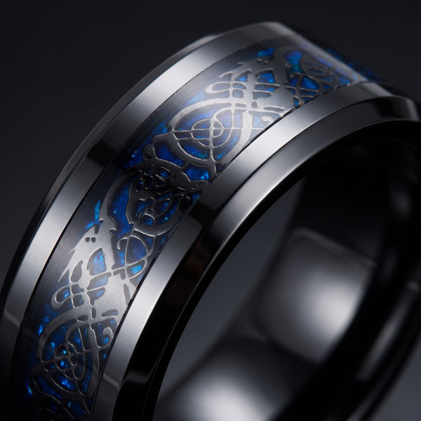 Celtic Dream - Black & Midnight ring macro