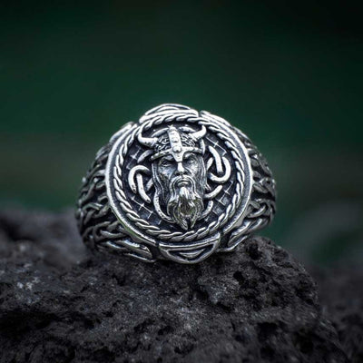 Ancient Slavic Warrior Bogatyr Stainless Steel Ring