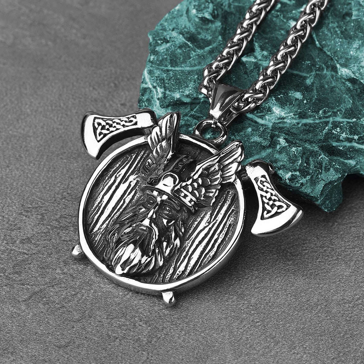 Perun God of Thnder Stainless Steel Necklace
