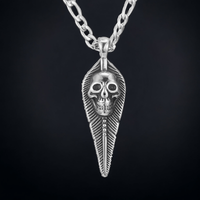 Gothic Skull Necklace - The Tumb of Pharoah
