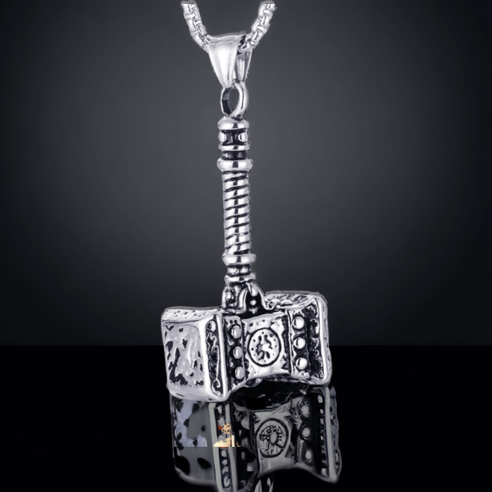The Hammer of Thor Stainless Steel Necklace
