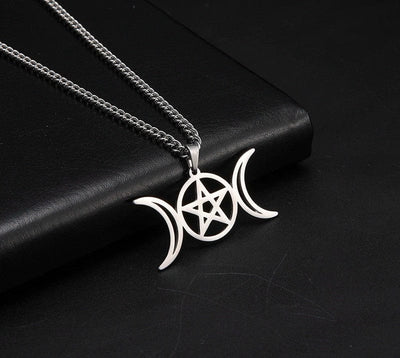 Pentagram Star Stainless Steel Necklace