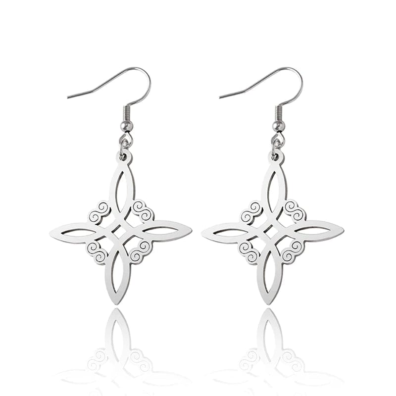 Witch Celtic Knot Stainless Steel Earings