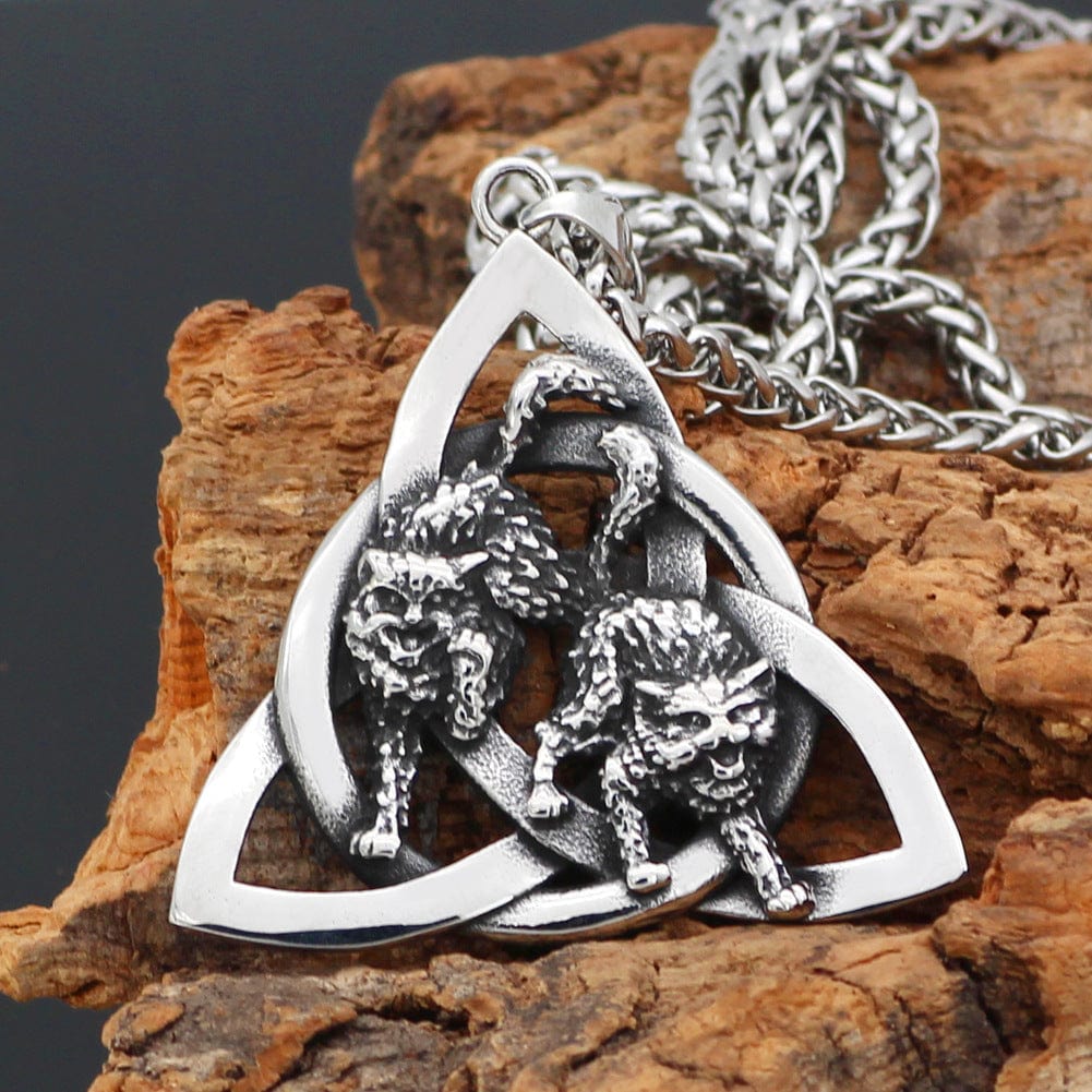 Cat-sith Celtic mythology Stainless Steel Necklace