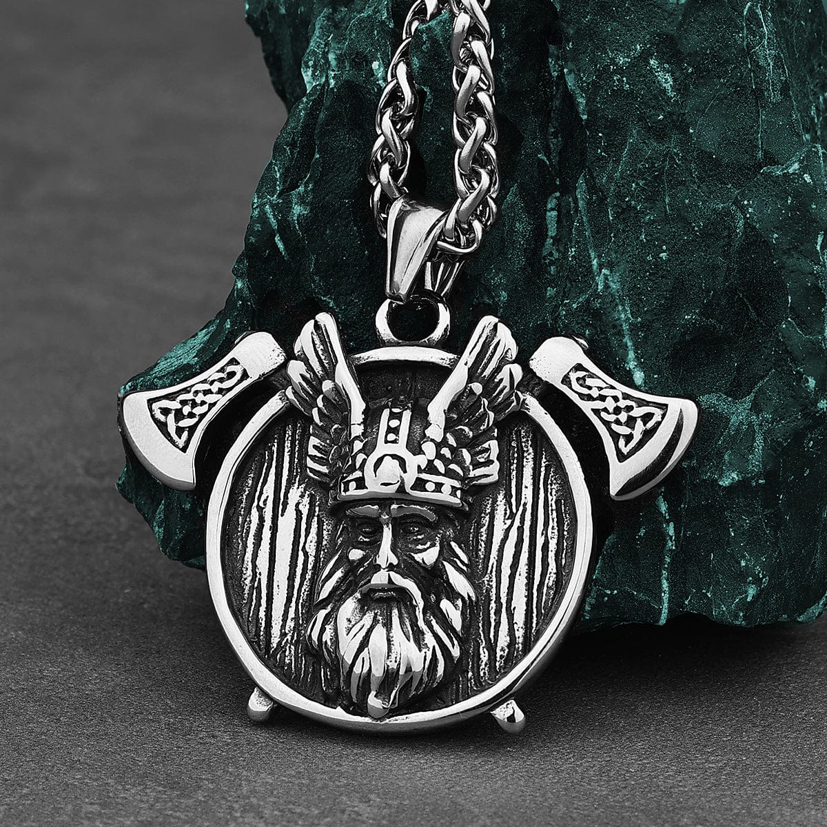 Perun God of Thnder Stainless Steel Necklace