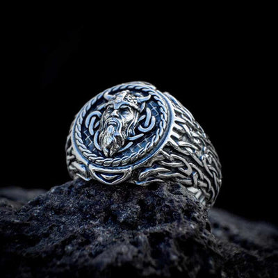 Ancient Slavic Warrior Bogatyr Stainless Steel Ring