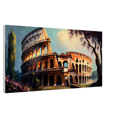 The Spectacle of Death and Triumph - Oil Painting Printed Canvas. 50X100.
