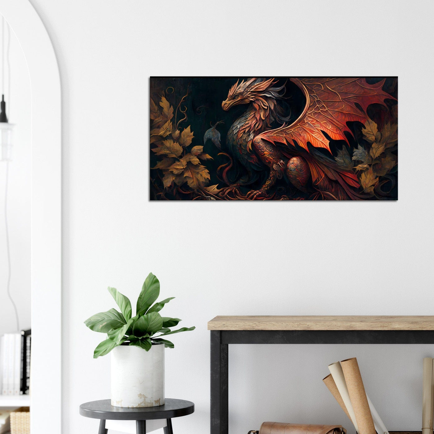 Krakow's Ancient Guardian - Oil Painting Printed Canvas. 50X100.