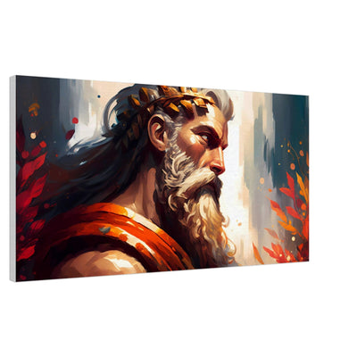 Tyr The god of war and justice. Printed Oil Painting Canvas 50X100.