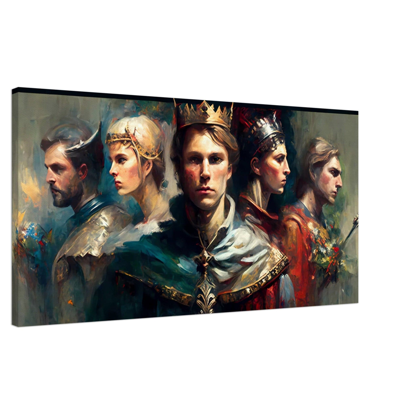 The Rise of Arthur - Oil Painting Printed Canvas. 50X100.