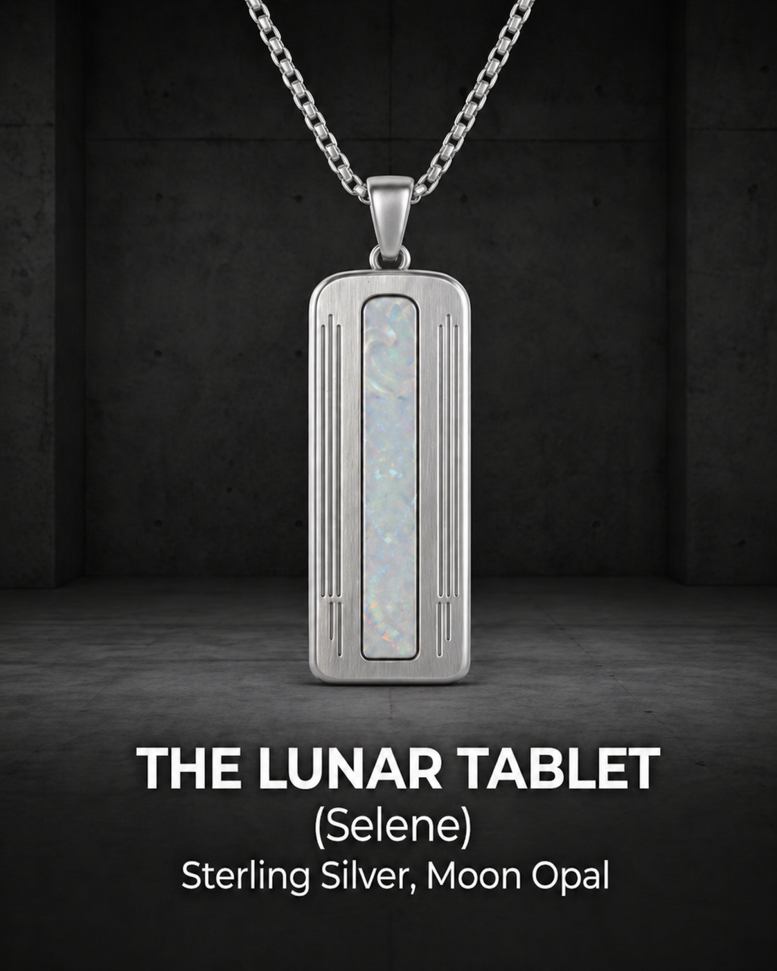 The Lunar Tablet pendant