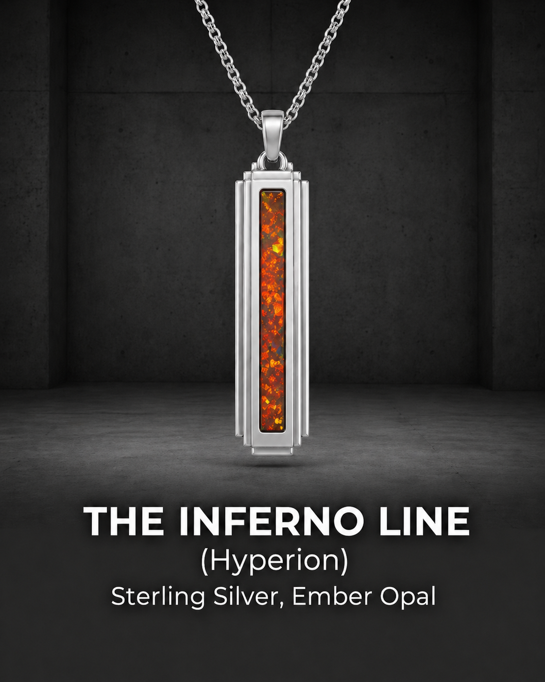 The Inferno Line pendant
